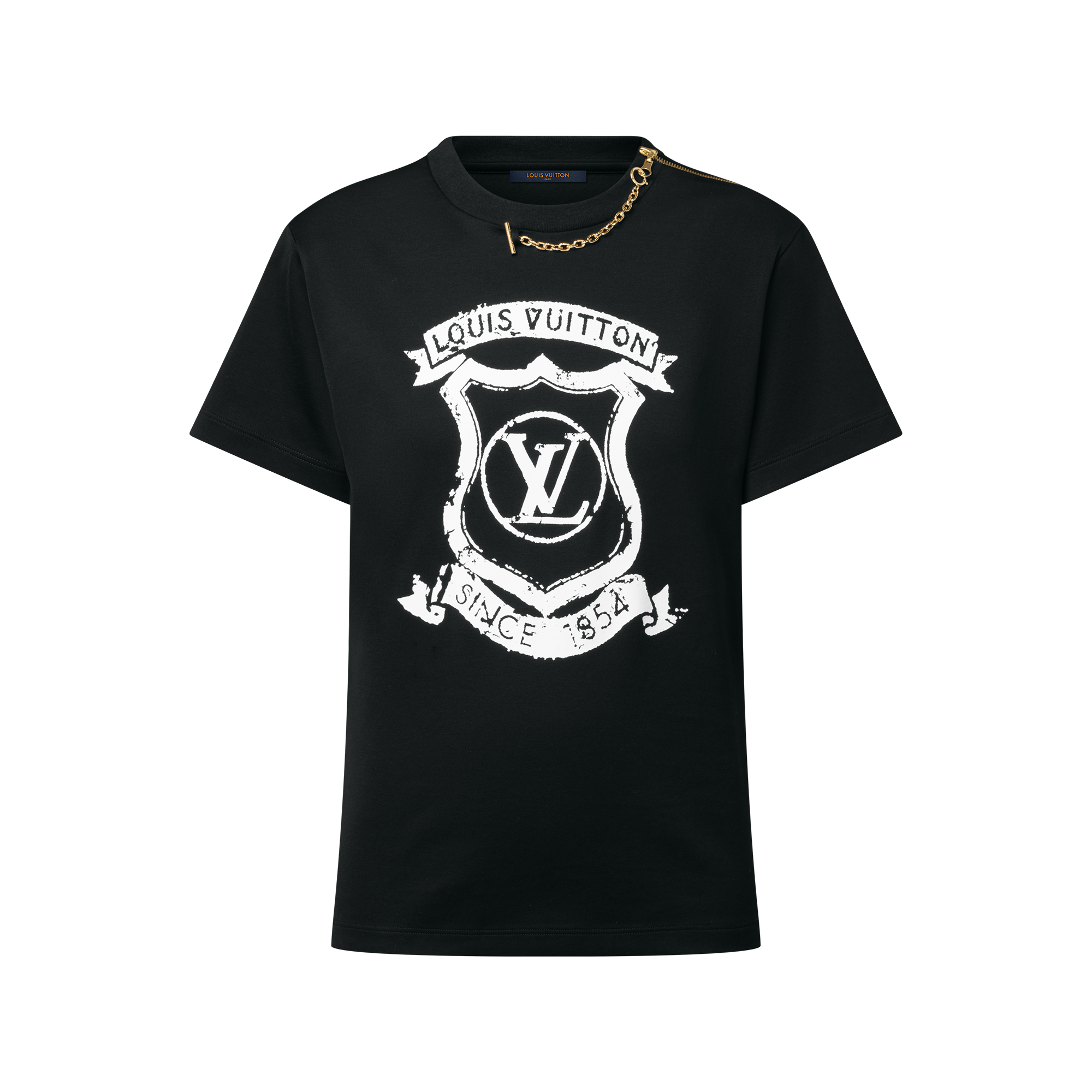 Signature Zipper Detail T-Shirt - Ready-to-Wear | LOUIS VUITTON